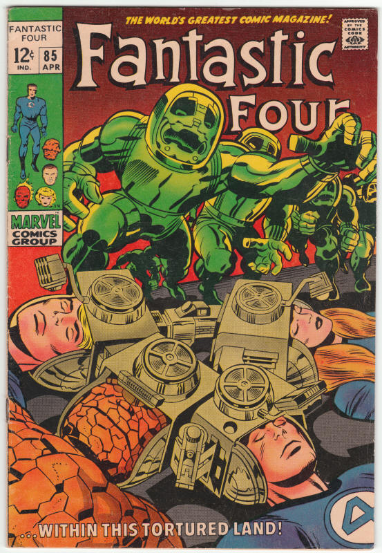 Fantastic Four #85 front cover
