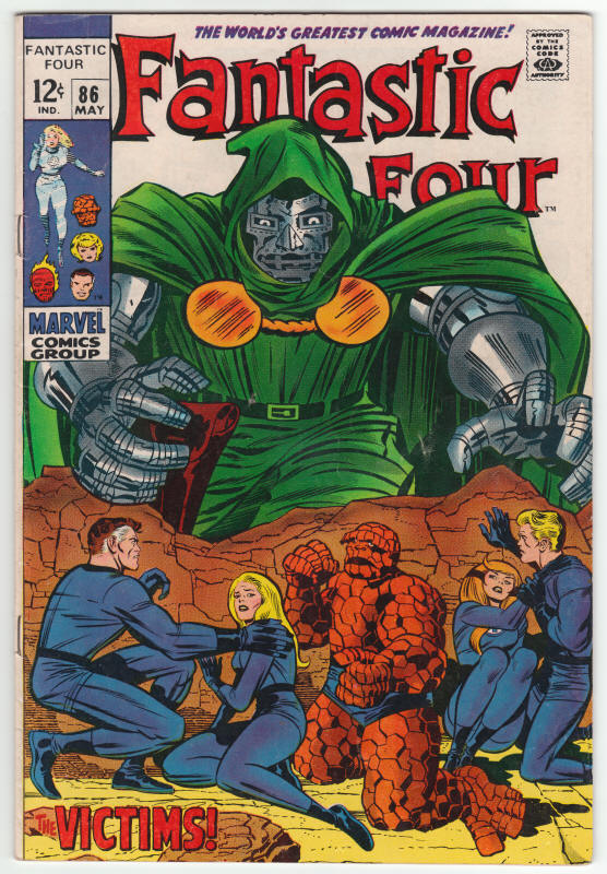 Fantastic Four #86 front cover