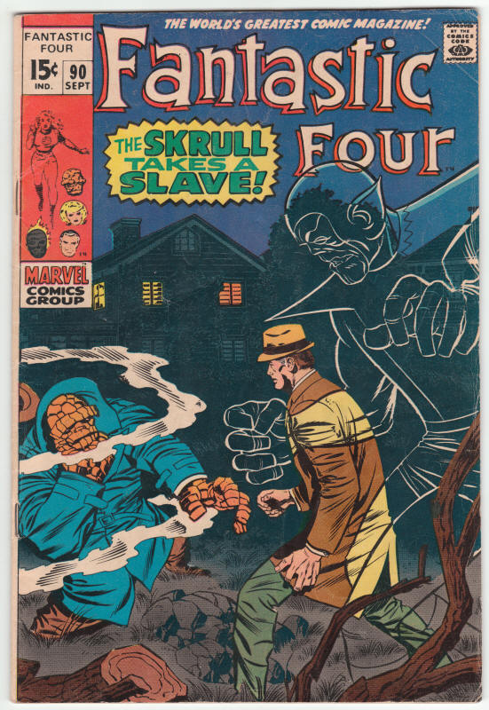 Fantastic Four #90 front cover