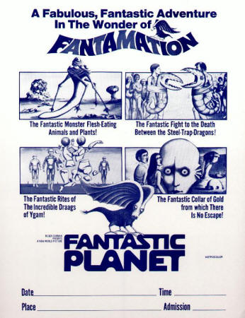 Fantastic Planet Handbill