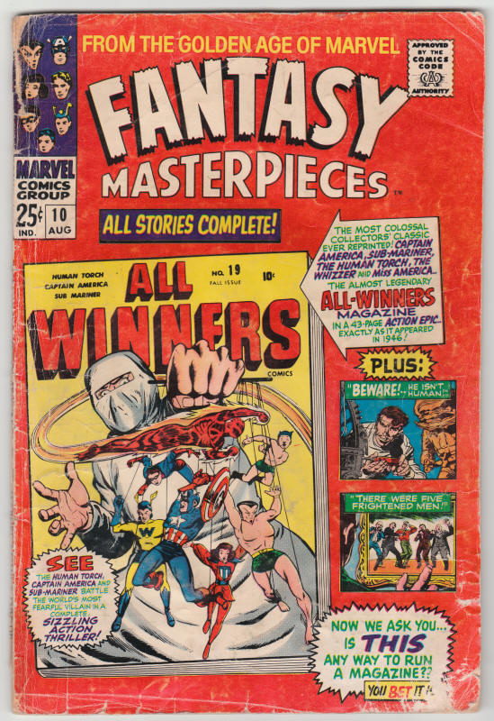 Fantasy Masterpieces #10 front cover