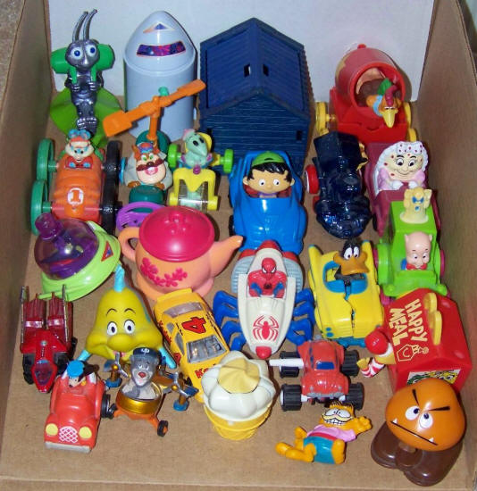 Assorted Fast Food Toys Happy Meal Kids Club Lot