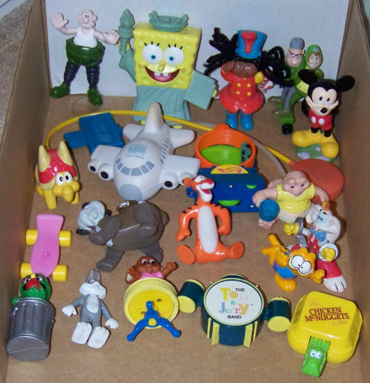 Assorted Fast Food Toys Happy Meal Kids Club Lot