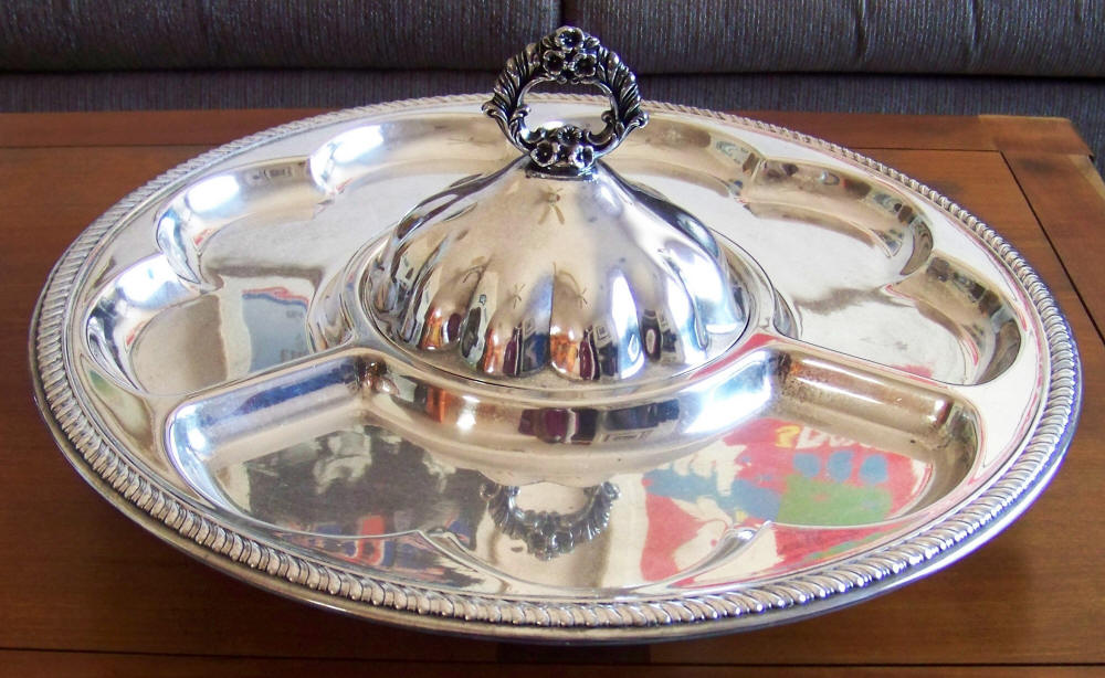 F. B. Rogers Silver Plated Lazy Susan
