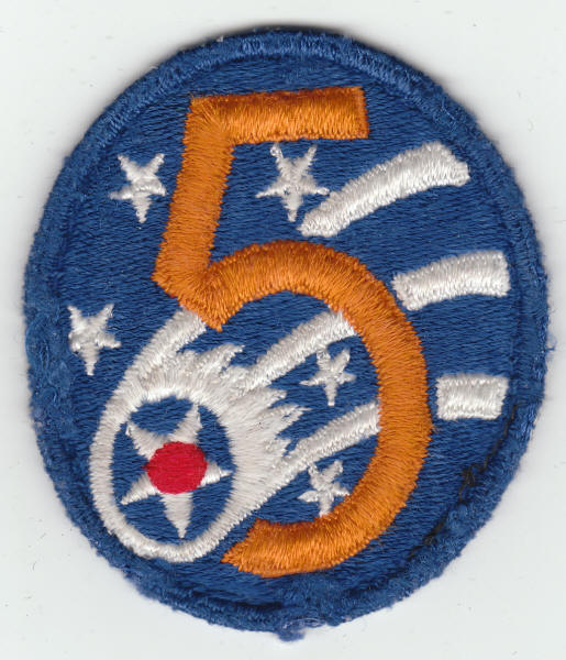 Fifth Air Force Insignia Patch front