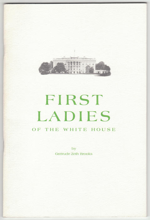 First Ladies Of The White House booklet