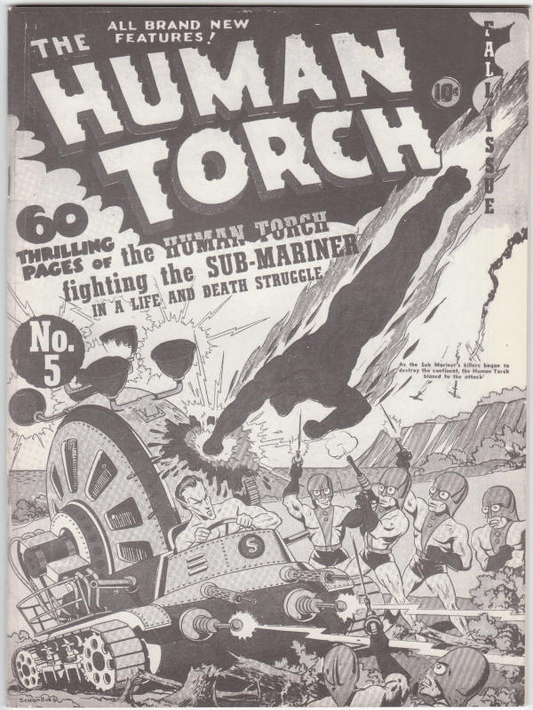 Flashback #2 1972 The Human Torch #5 front cover