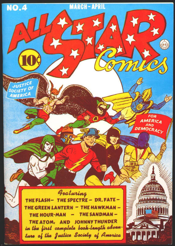 Flashback #6 All Star Comics 4 front cover