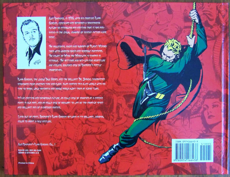 Alex Raymonds Flash Gordon Volume 1 back cover