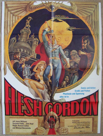 Flesh Gordon Movie Poster German Version