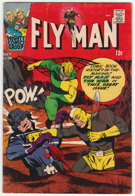 Fly Man #38 front cover