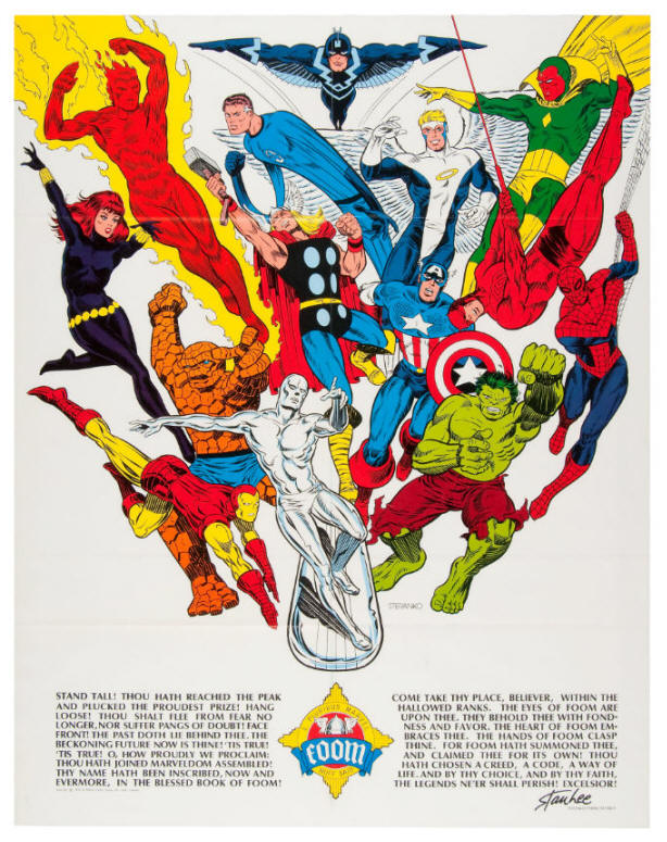 FOOM 1973 Membership Kit Poster