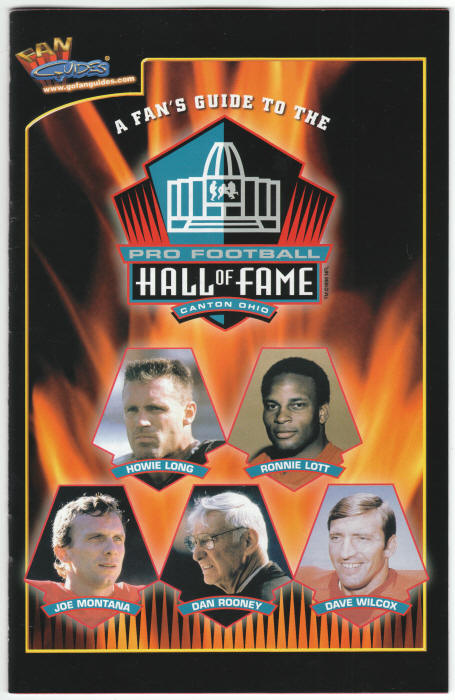 Pro Football Hall of Fame Guide front