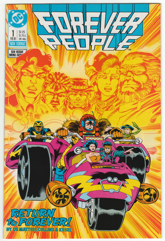 Forever People 1988 Mini-Series #1 front cover