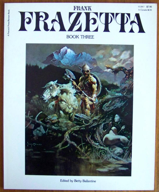 Frank Frazetta Book Three front cover