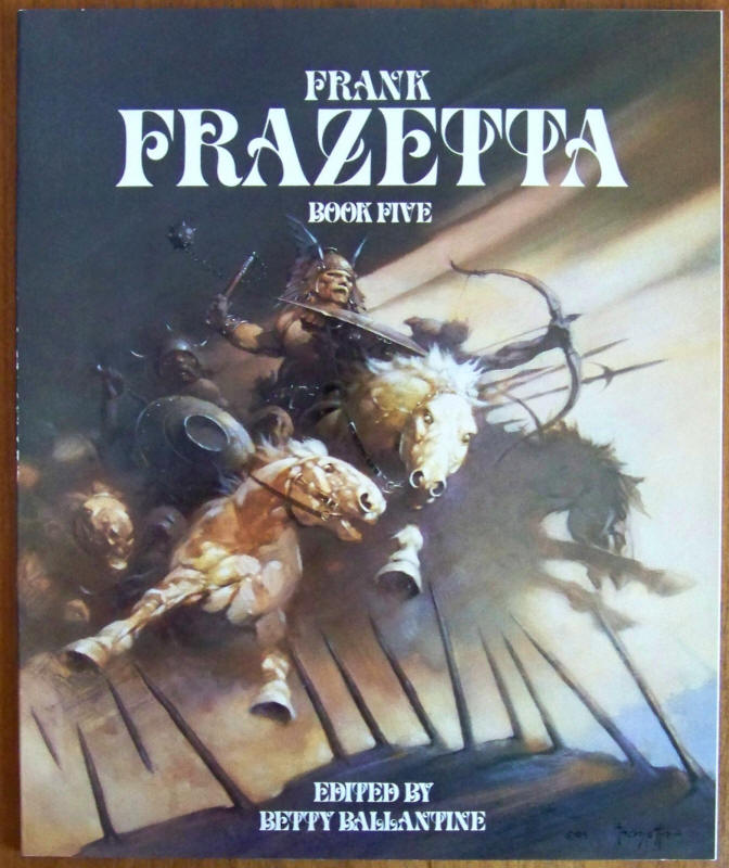 Frank Frazetta Book Five front cover