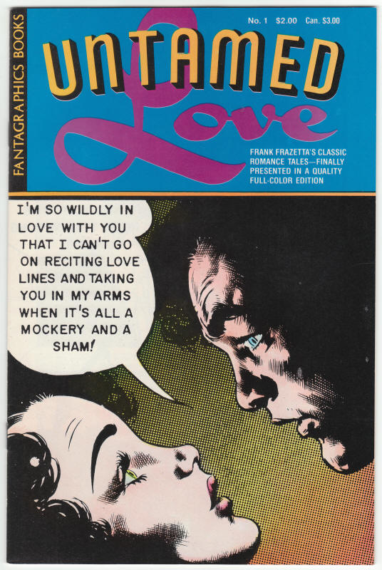 Frank Frazettas Untamed Love #1 front cover