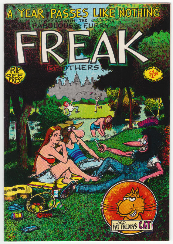 The Fabulous Furry Freak Brothers #3 front cover