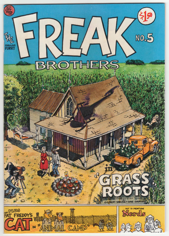 The Fabulous Furry Freak Brothers #5 front cover