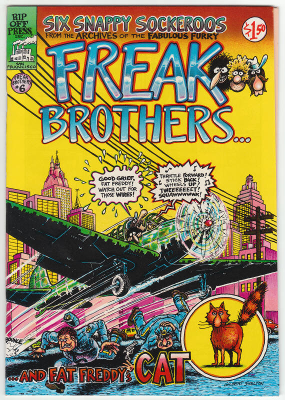 The Fabulous Furry Freak Brothers #6 front cover