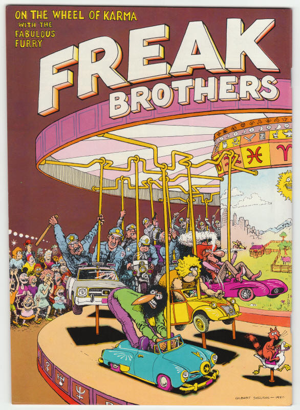The Fabulous Furry Freak Brothers #7 back cover