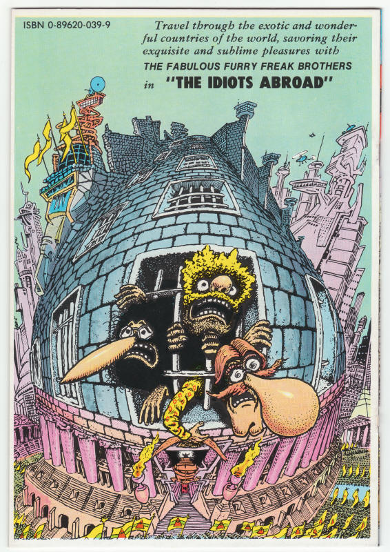 The Fabulous Furry Freak Brothers #8 back cover