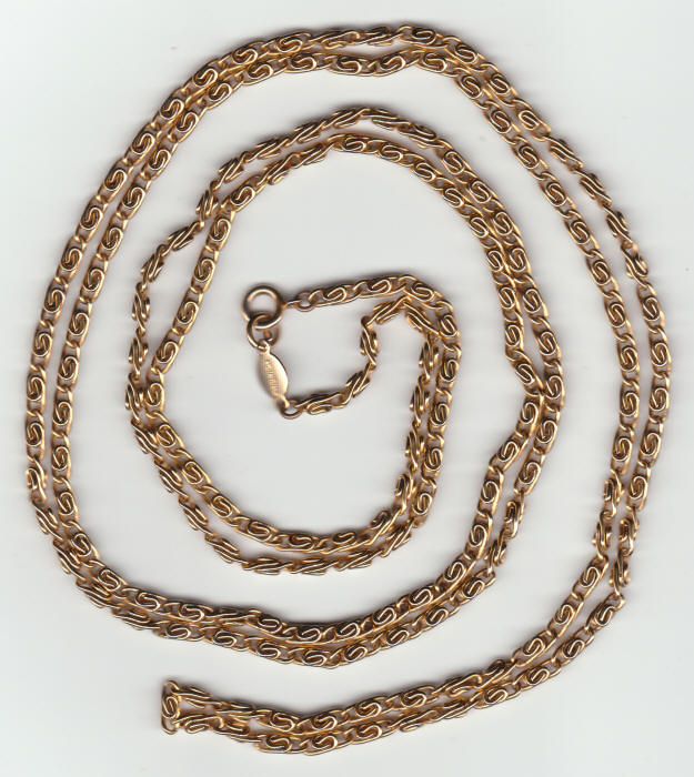 Freirich Goldtone Chain Necklace