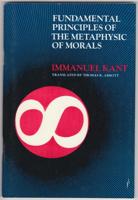 Fundamental Principles Of The Metaphysic Of Morals front cover