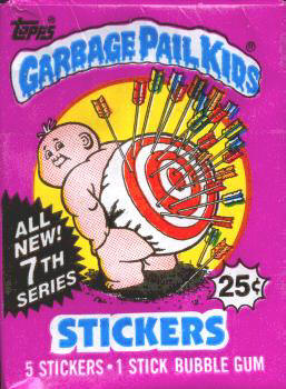 1987 Topps Garbage Pail Kids Stickers Series 7 Wrapper