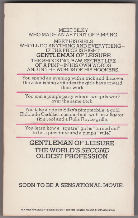 Gentleman Of Leisure back cover