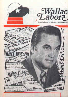 Wallace Labor Action Newspaper partial image
