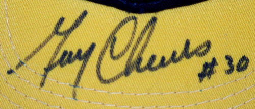Gerry Cheevers close up of signature