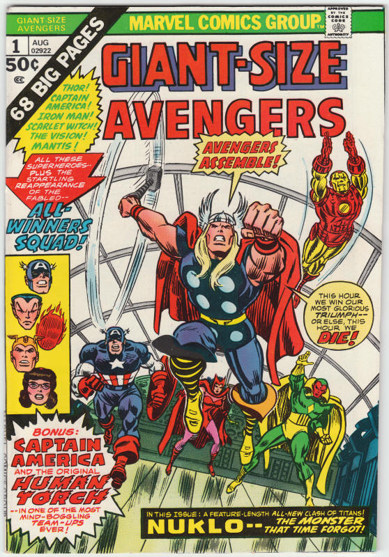 Giant Size Avengers #1 front cover