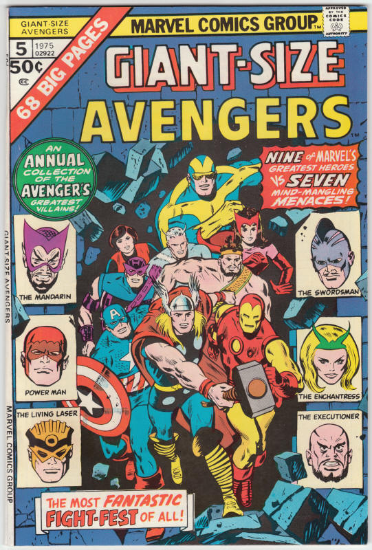 Giant Size Avengers #5 front cover