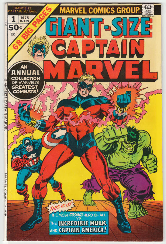 Giant Size Captain Marvel #1 front cover