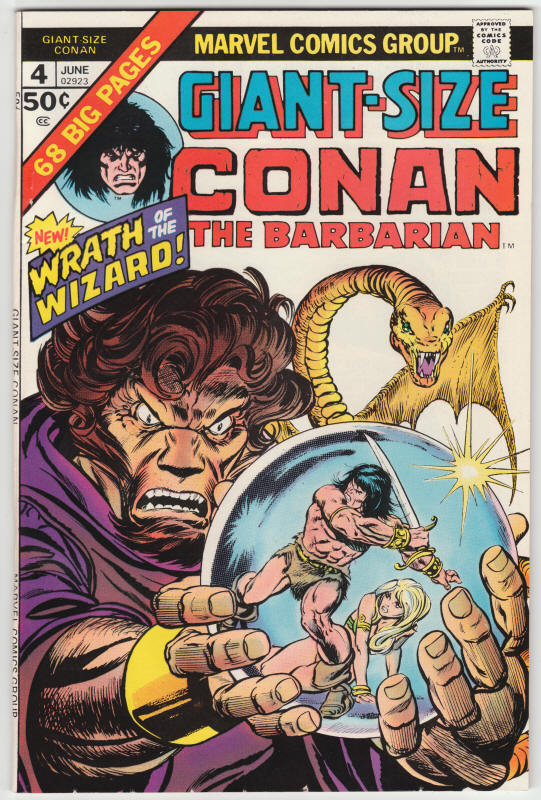 Giant Size Conan The Barbarian #4 front cover