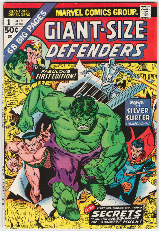 Giant Size Defenders #1 front cover