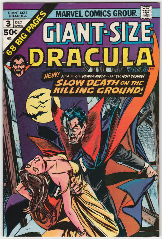 Giant Size Dracula #3 front cover