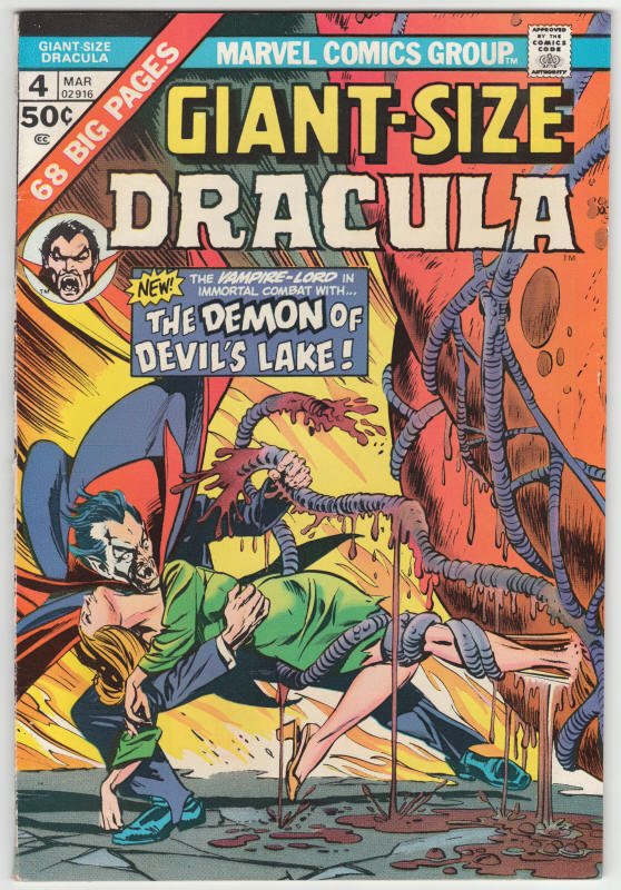 Giant Size Dracula #4 front cover