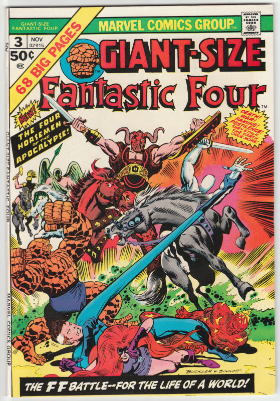 Giant Size Fantastic Four #3 front cover