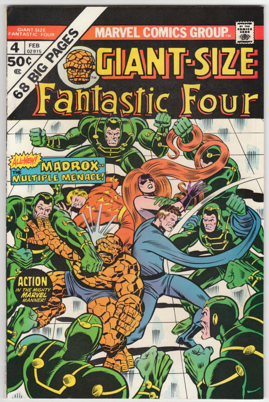 Giant Size Fantastic Four #4 front cover
