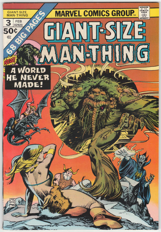 Giant Size Man Thing 3 front cover
