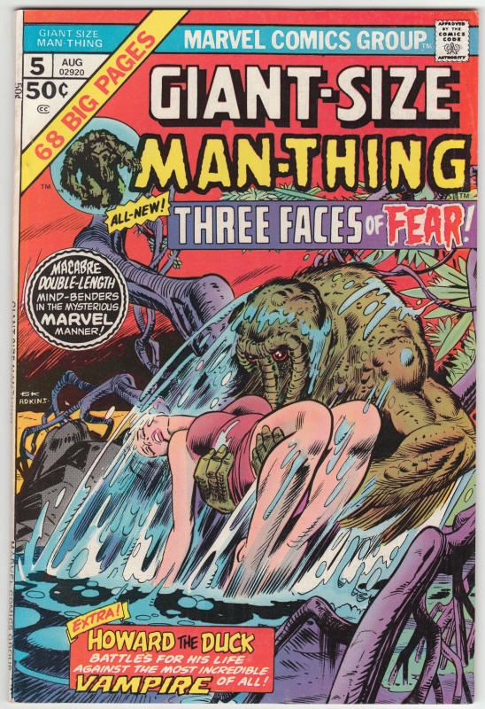 Giant-Size Man-Thing #5 VF- front cover