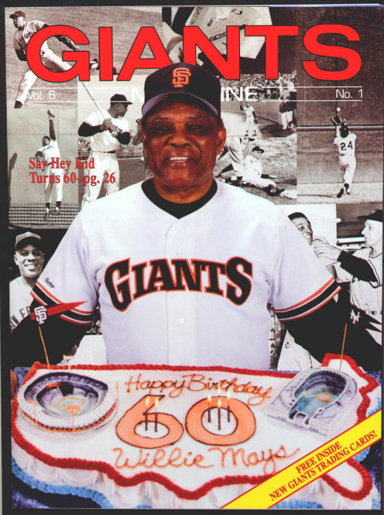 San Francisco Giants Magazine Volume 6 #1 front cover