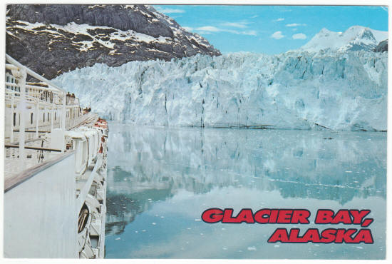 Glacier Bay Alaska Post Card