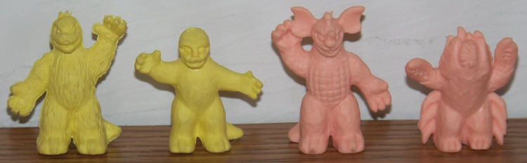 1984 Yamakatsu Godzilla Gojira Minilla Baragon Ebirah Toys