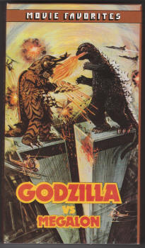 Godzilla vs Megalon VHS Videotape