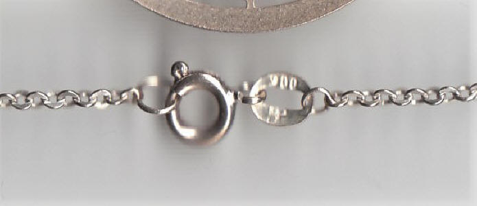 Greek Silver Chain Clasp Hallmark