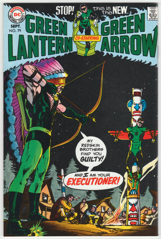 Green Lantern Green Arrow #2 back cover