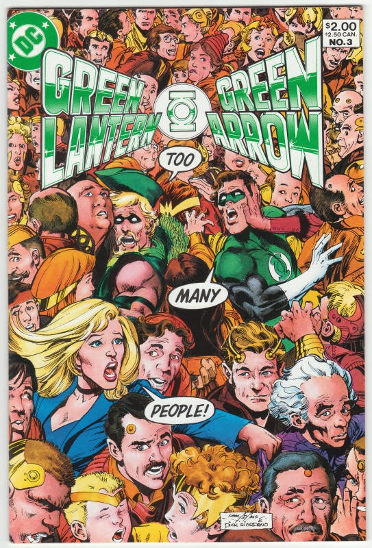 Green Lantern Green Arrow #3 front cover